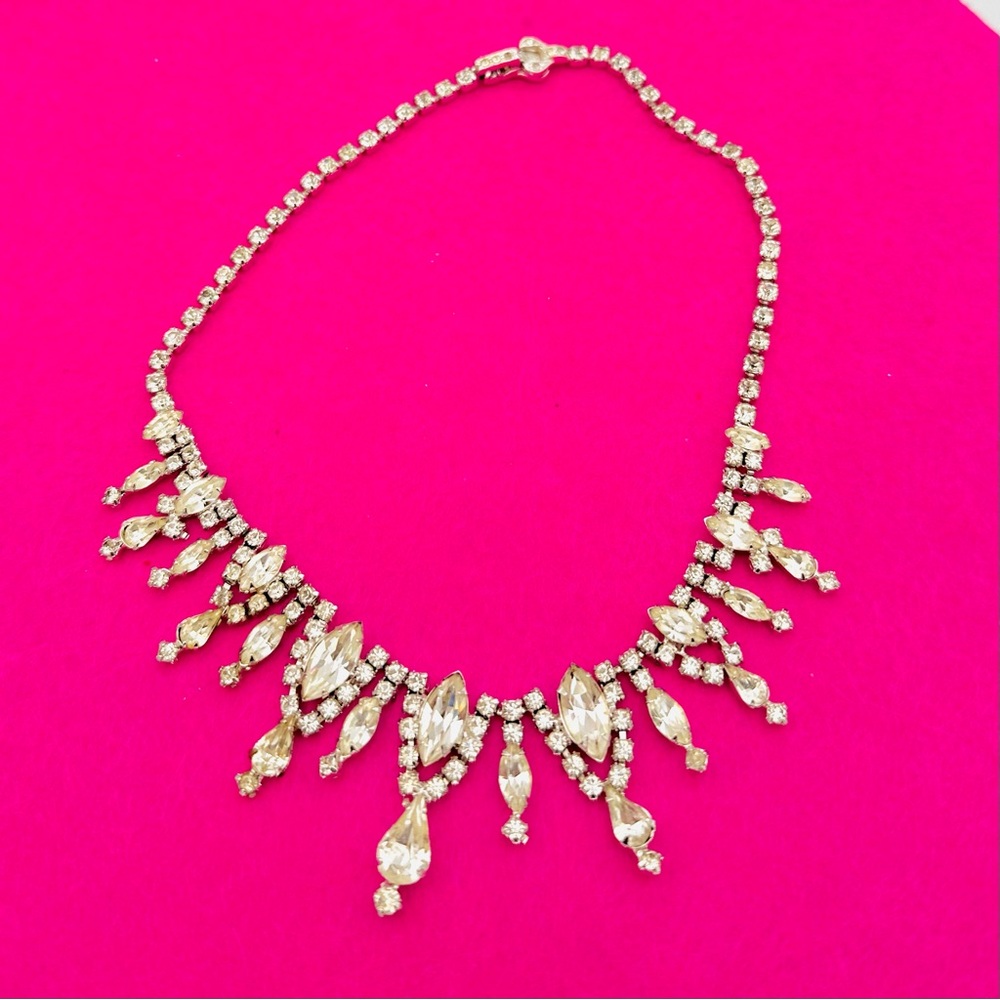 Astra Joseph Wiesner Vintage Rhinestone Necklace